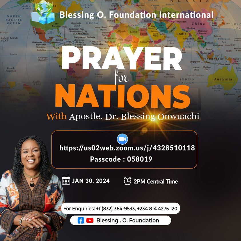 Read more about the article PRAYER FOR THE NATIONS